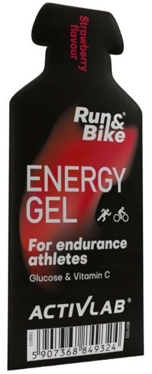Run&Bike Energy Gel Strawberry - quick energy boost for athletes