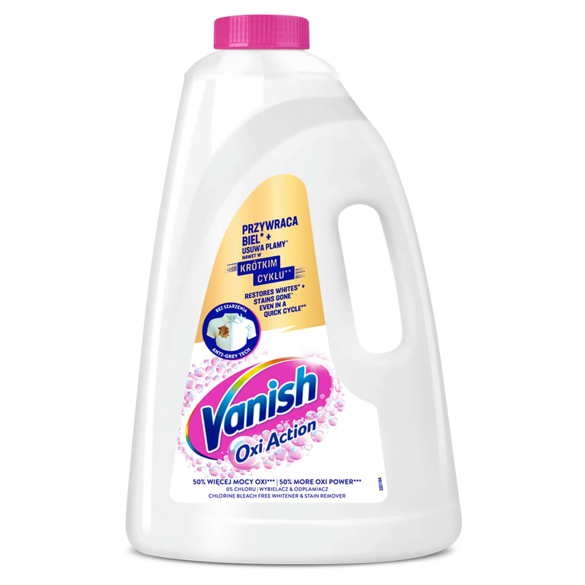 Vanish Gel for Whites - Oxi Action White Stain Remover 3L