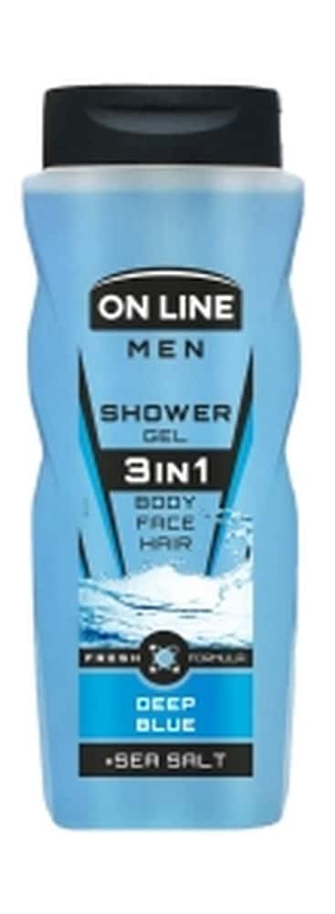 Forte Sweden Deep Blue 3-in-1 Shower Gel for Face, Hair and Body 410 ml