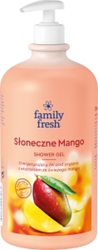 Family Fresh Shower Gel Mango 1L - Tropical refreshment for your skin
