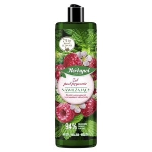 Herbapol Shower Gel Mint and Raspberry - refreshing care 400 ml