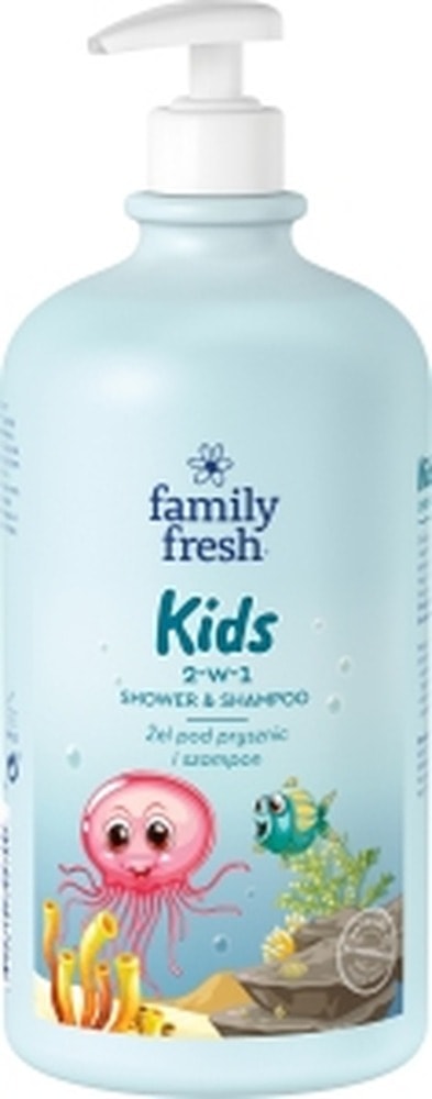 Family Fresh 2in1 Shower Gel & Shampoo Kids 1000ml - Fruity Bath