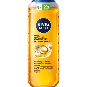 NIVEA MEN Active Energy Shower Gel for body, face and hair 500 ml