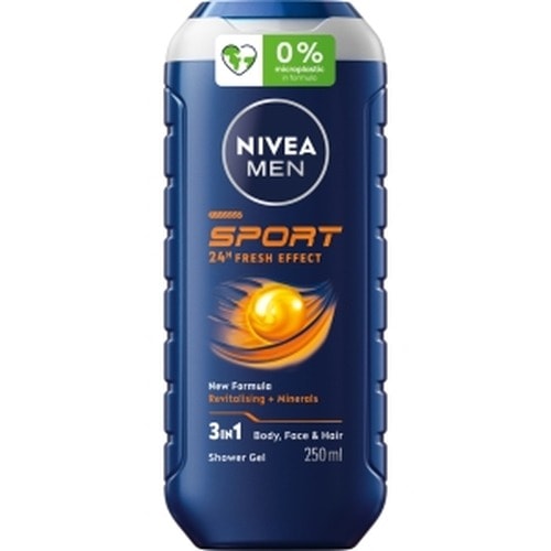 Nivea Men Sport - Shower Gel for active men 250ml