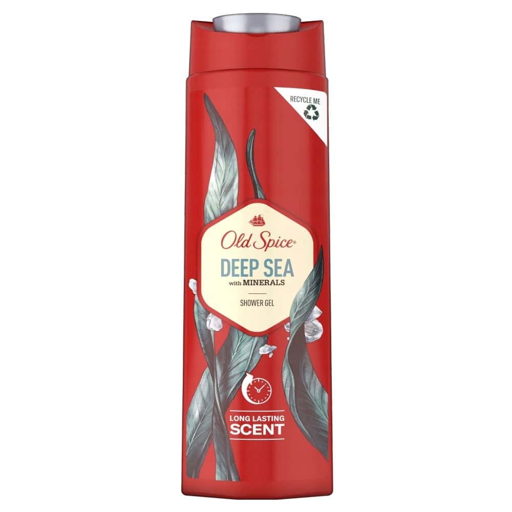 Old Spice Deep Sea - Shower Gel for Men - Refreshing 400ml