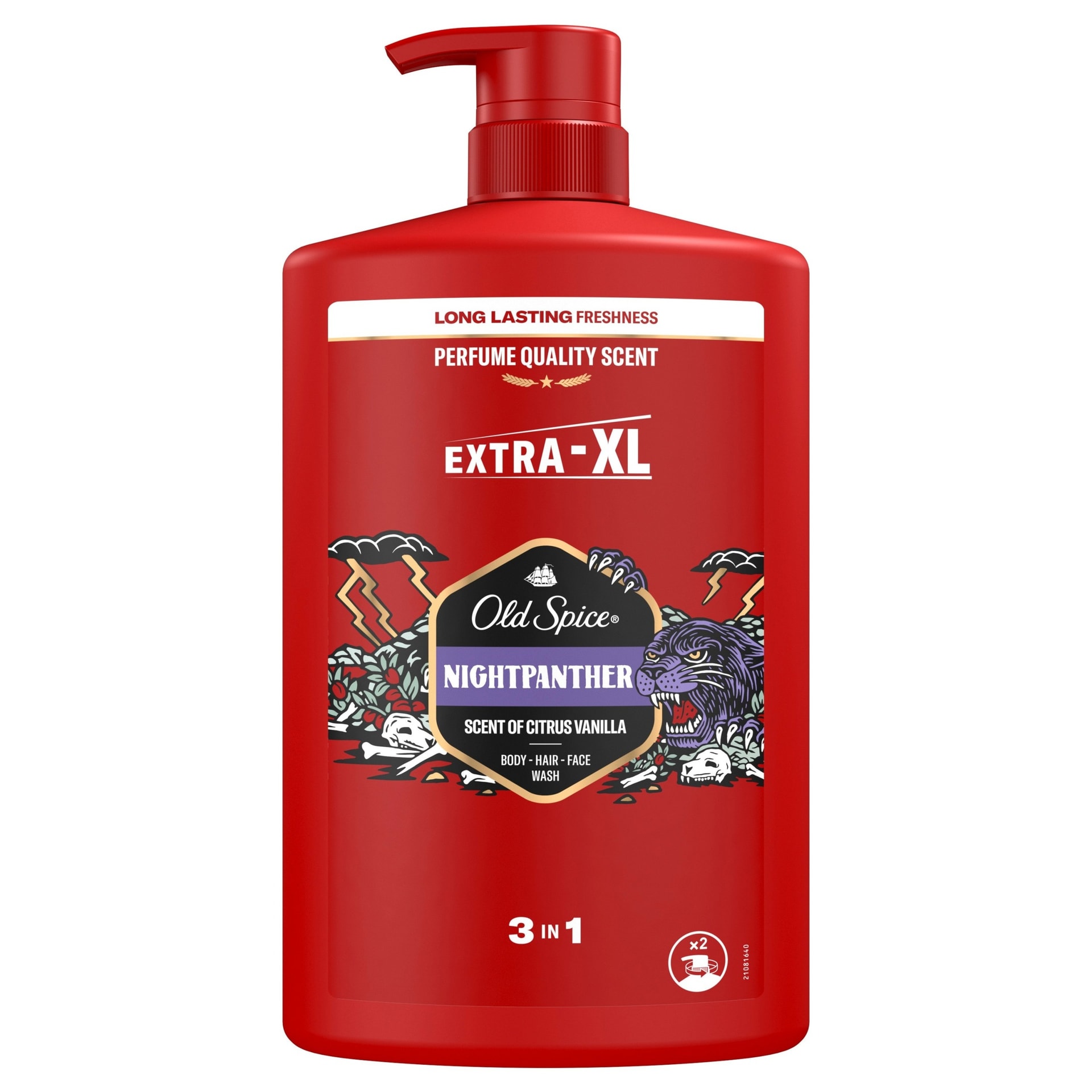 Old Spice Nightpanther - 3-in-1 Shower Gel - Men's daily care