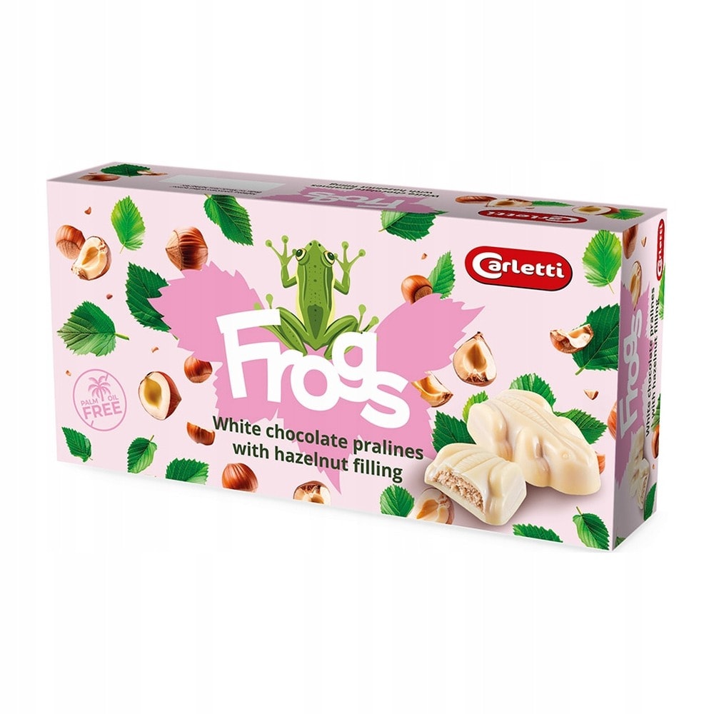 Carlet Frogs in chocolate with nuts - sweet snack for everyone