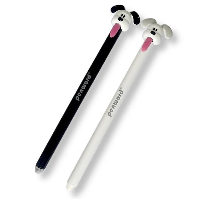 Erasable Gel Pen Dog Blue - 36 Pieces Set