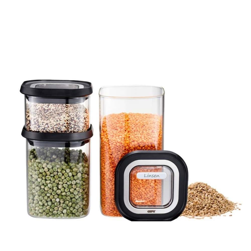 GEFU PANTRY Set of 3 glass containers - ideal for storage
