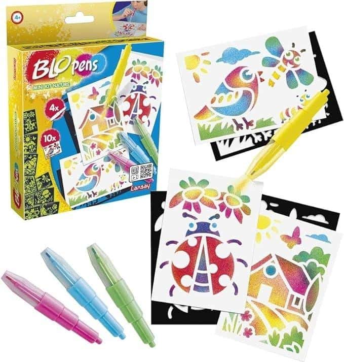 Blopens Mini Airbrush Markers Set Nature - creative fun for kids