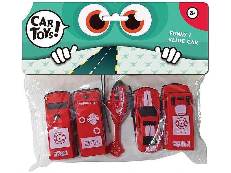 ADAR Set of 5 fire department vehicles - perfect gift for little firefighters