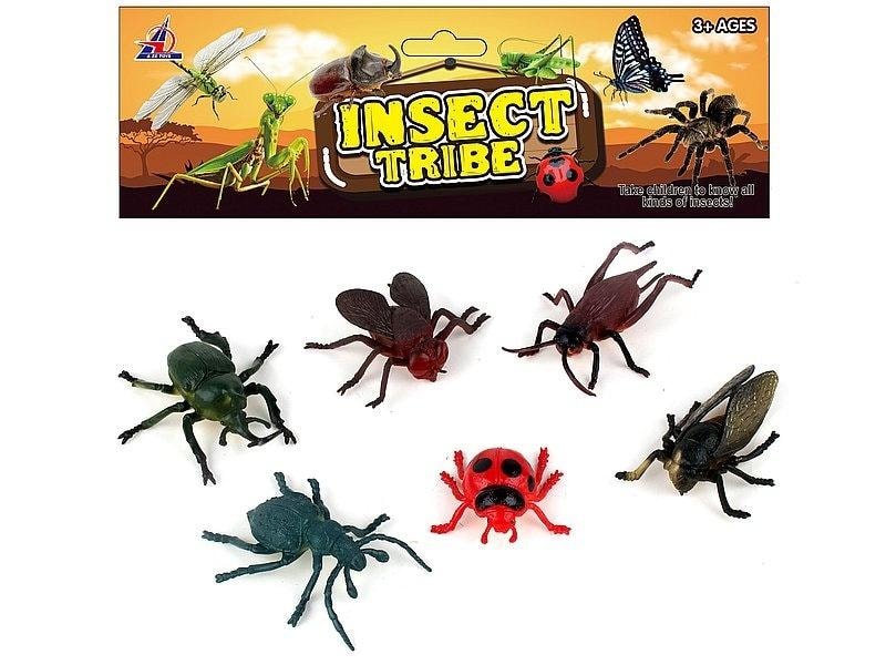 Set of 6 insects - Collectible figures for children