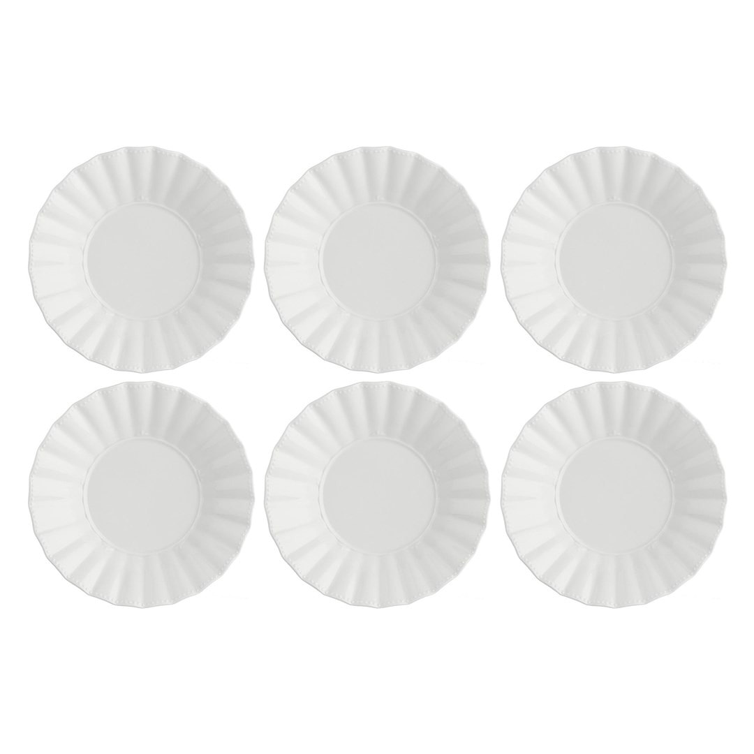 Ducale Set of 6 soup plates - White, 22 cm - perfect for any occasion