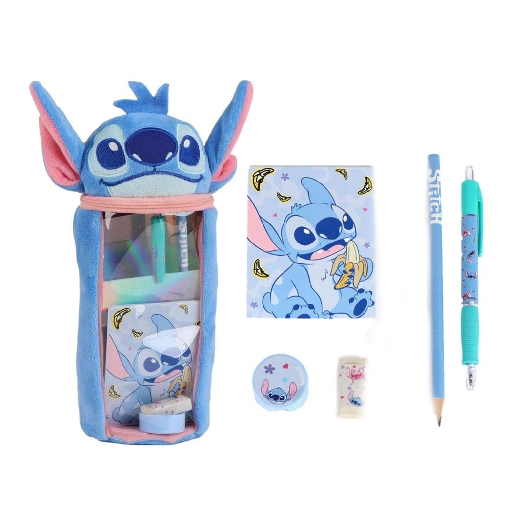 School set with Stitch pencil case - perfect gift