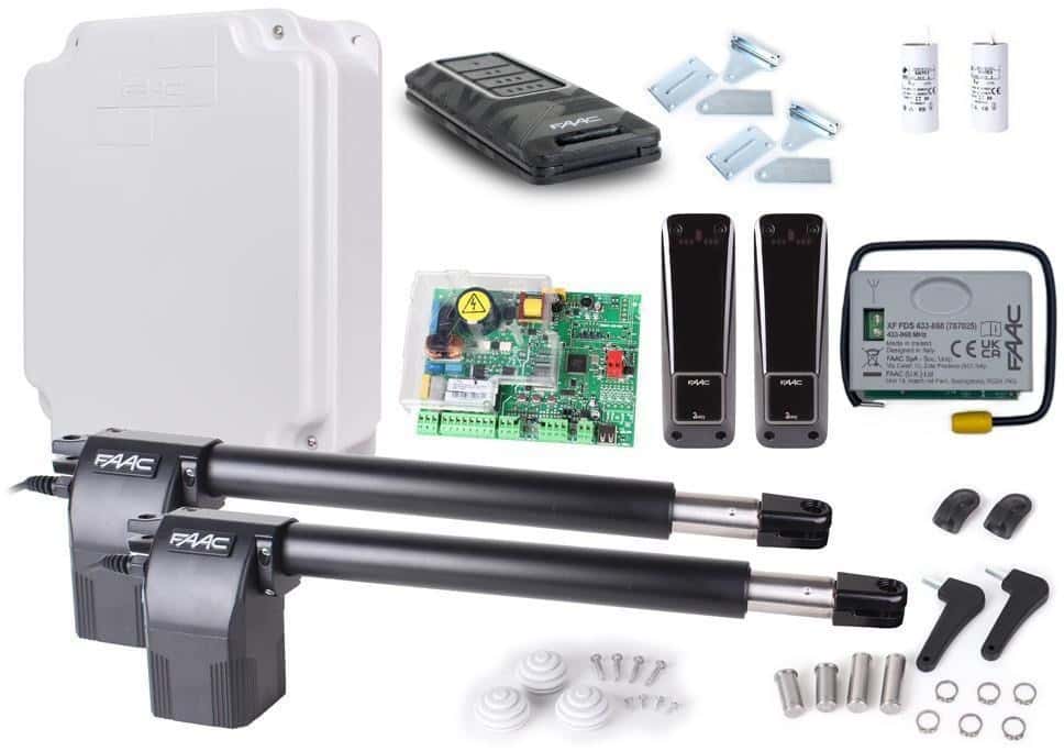 Alfa SHORT FDS - FAAC 414 Drive kit for double-leaf gates up to 6 m - reliable drive