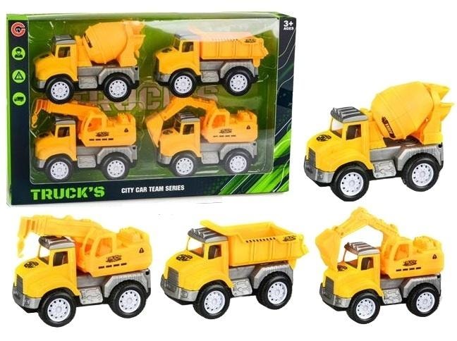 Construction Vehicle Set - 4 vehicles for little engineers