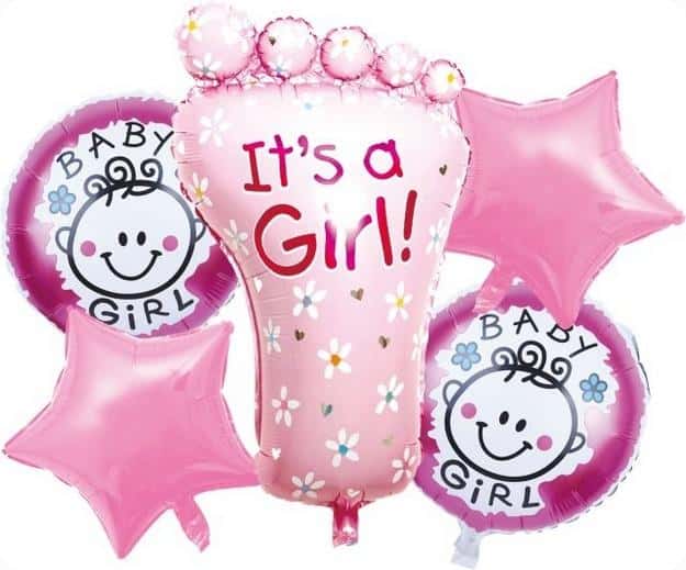 GoParty Balloon set for girl 6 pieces