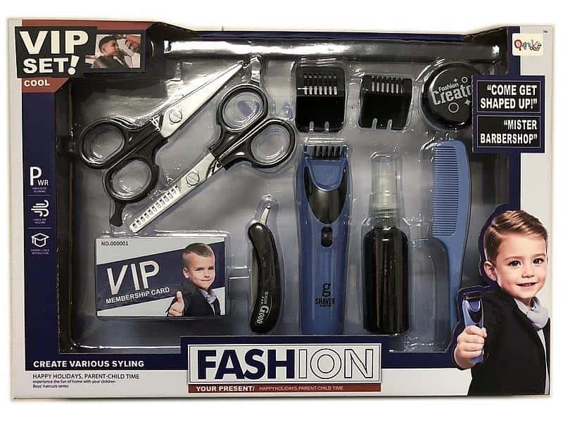 Barber Set 11 pieces - Professional shaving set with dryer