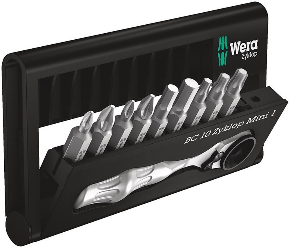 Wera Bit-Check BR9 - Bit Set 10 Pieces