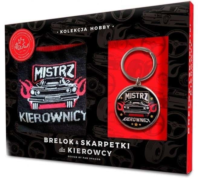 Keychain and socks set for driver - perfect gift