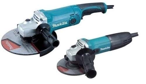 Makita Angle Grinder Set 125mm + Straight Grinder 115mm - reliable duo for special tasks