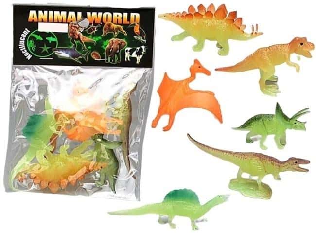 Merkpol Glow in the Dark Dinosaur Set - Discover Prehistory!