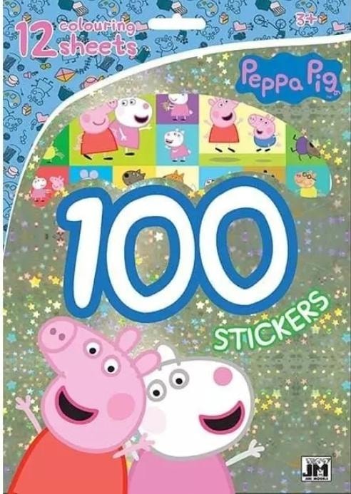 Peppa Pig Coloring and sticking set - creative fun for kids