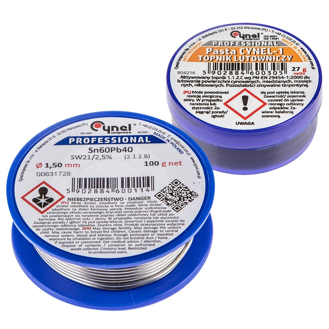 CYNEL Soft Soldering Kit - Solder and Paste 35ml