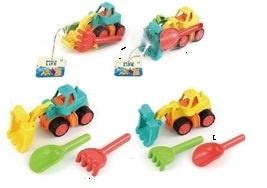 Sand toy set with excavator mix - perfect for the beach