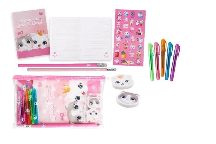 Writing set cats - perfect gift for a little artist