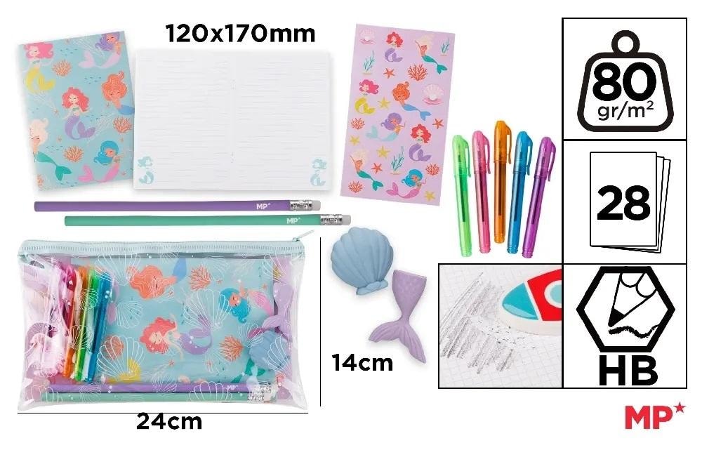 Mermaid Writing Set - perfect gift for a little artist