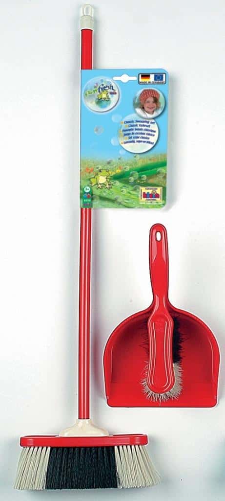 Klein Classic Cleaning Set - Broom, Dustpan, Hand Brush
