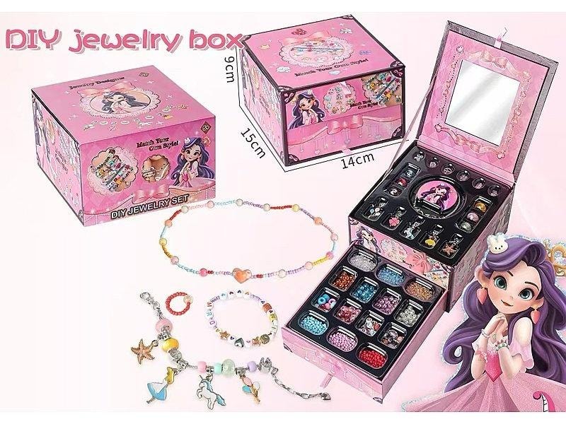 Adar Bracelet making kit with case - creative fun for kids