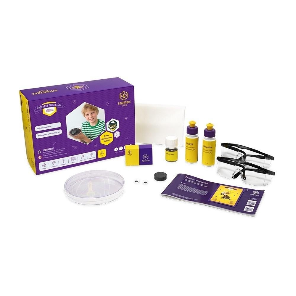Zestaw edukacyjny BeeBox Smartbee Club Pożeracz magnesów i eksperymenty naukowe