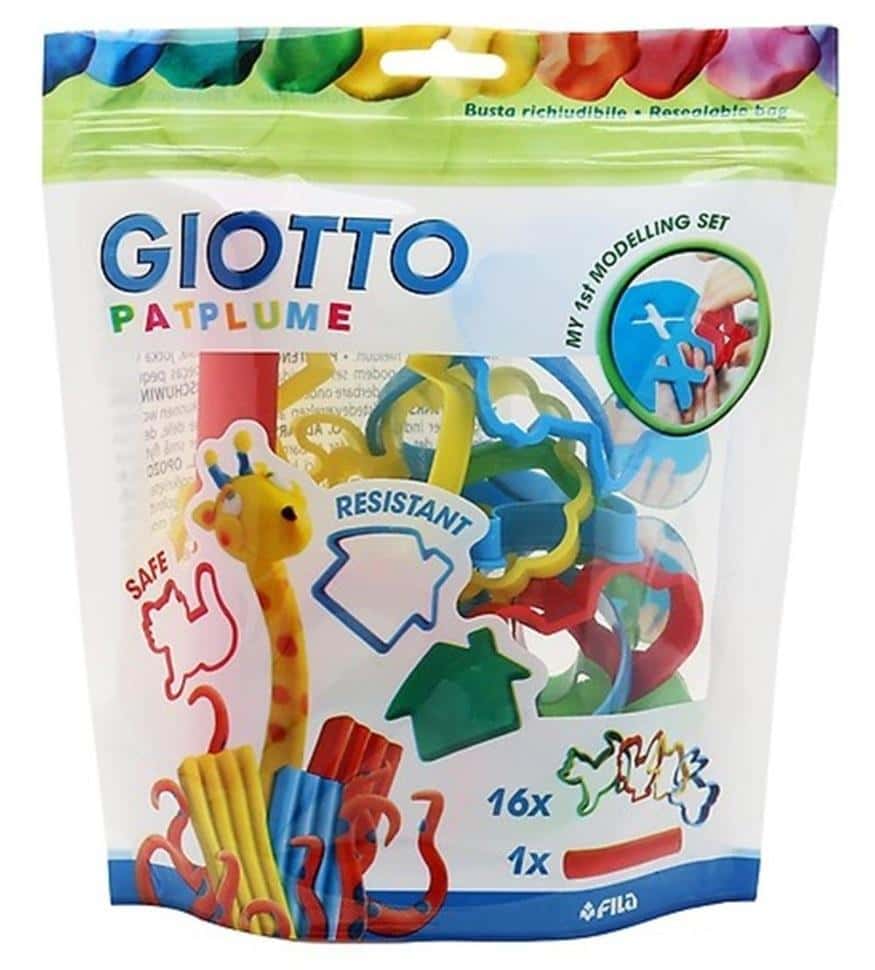 Clay molds set - 16 pieces and roller for creative children