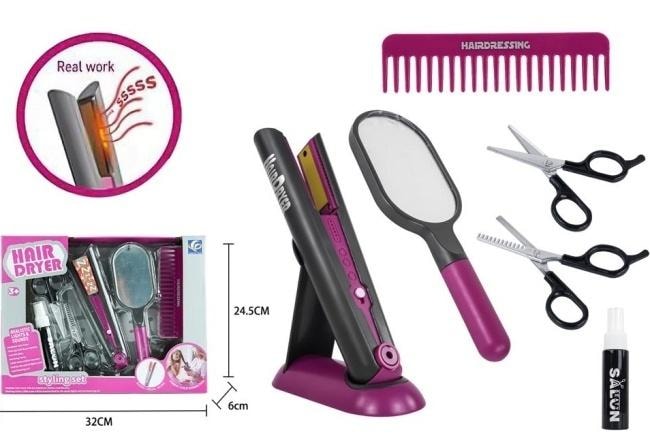 Children's hairdresser set - creative fun in the hair salon