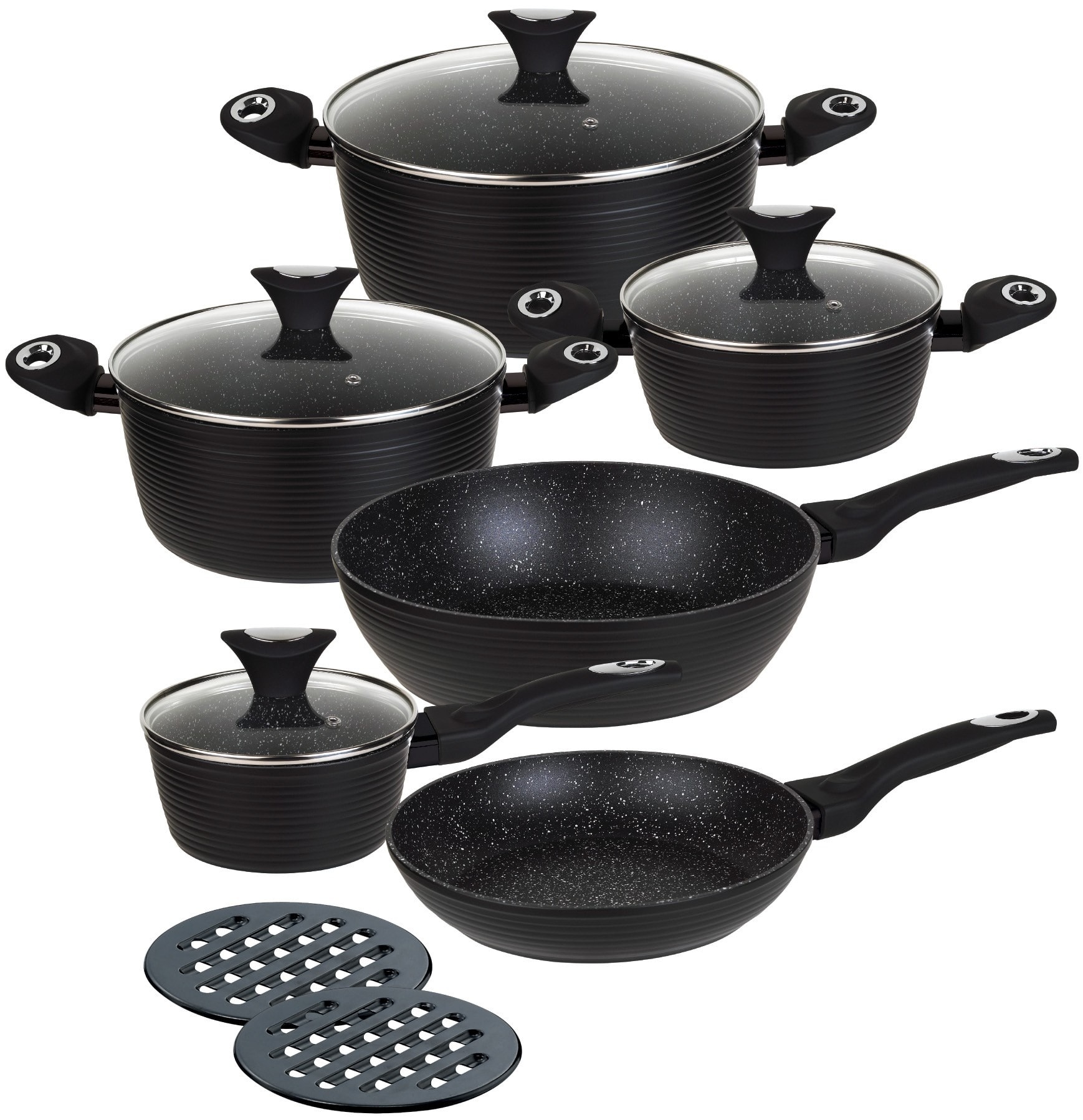 Klausberg 12-piece aluminum cookware set - perfect for any kitchen