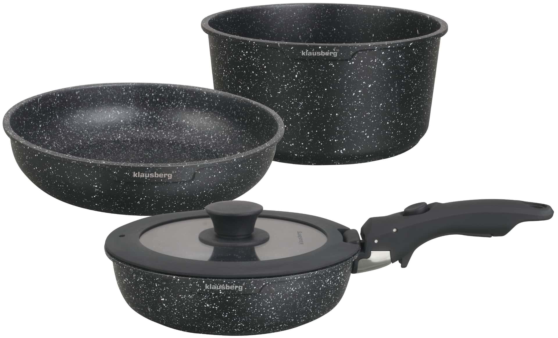 Klausberg Aluminum Cookware Set 5 pieces - perfect for every kitchen