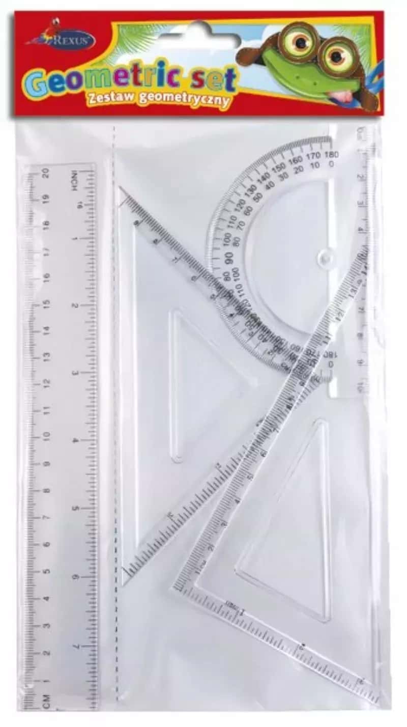 Rexus Geometry set 4 elements - precise drawing tools