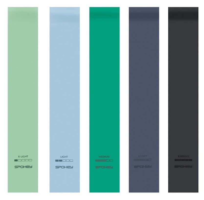 Spokey Resistance Bands Set 5 pieces - ideal for training