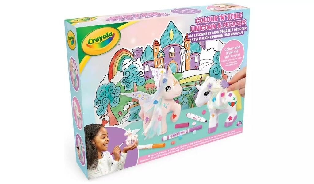 Crayola Unicorn and Pegasus Decoration Set - creative fun for kids