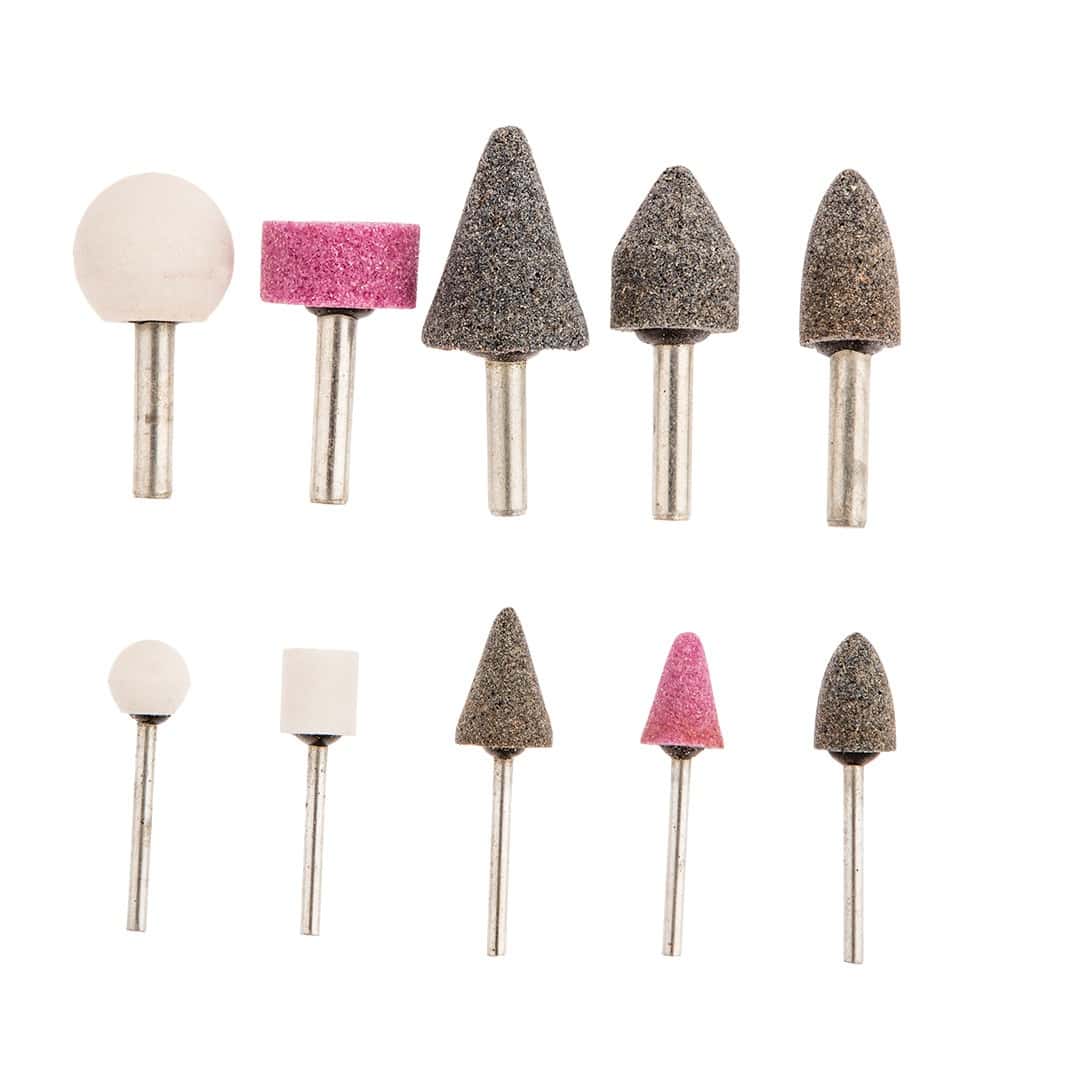 Sharpening Stone Set - 10 pieces for precise tool sharpening