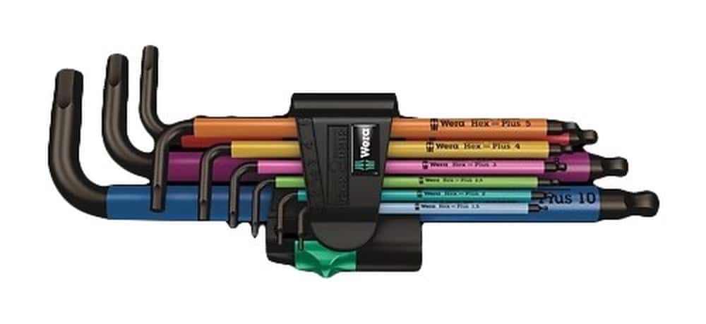 Wera L-key set 950 SPKL/9 Hex-Plus - reliable tool in every workshop