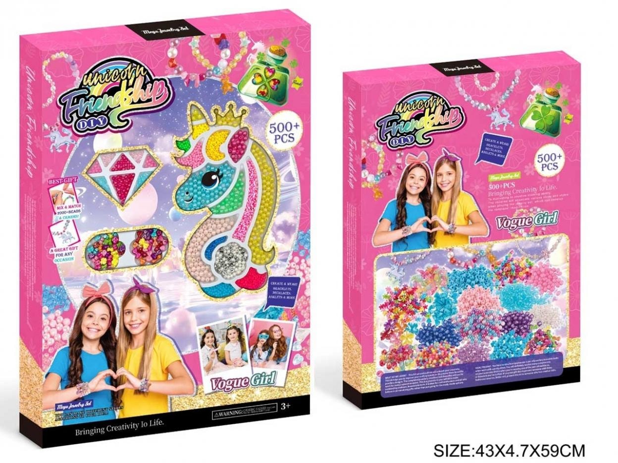 Madej Unicorn Bead Set - over 500 pieces of creative fun