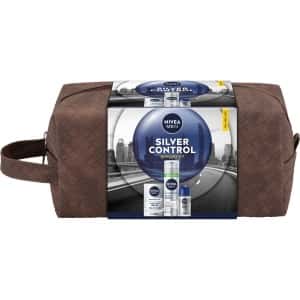 Nivea Silver Protect - Cosmetic set with toiletry bag for men