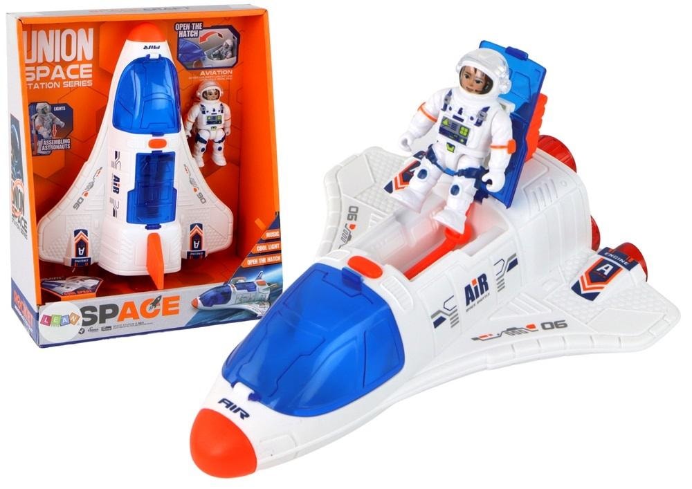 Space Set - Rocket with astronaut - discover space adventures!