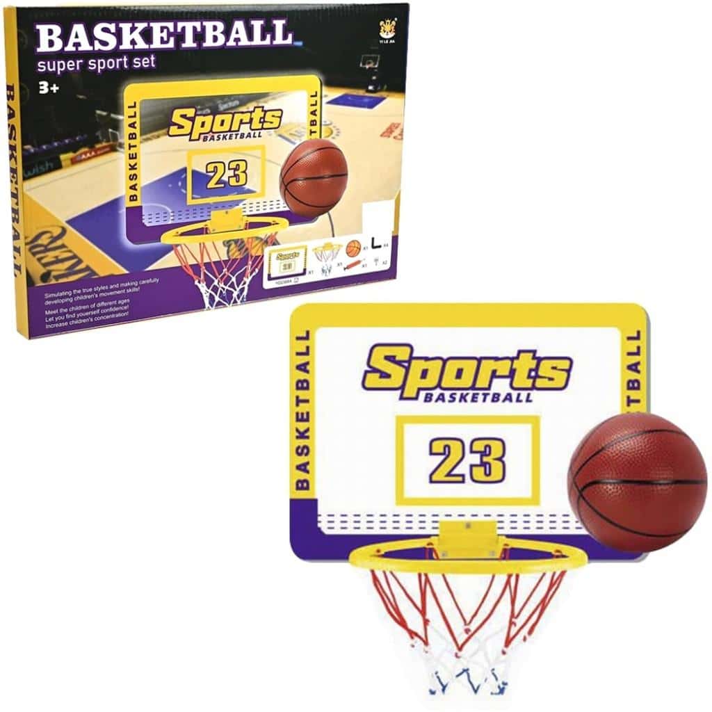 Basketball Set - Mini hoop with ball for kids - Sporty fun at home
