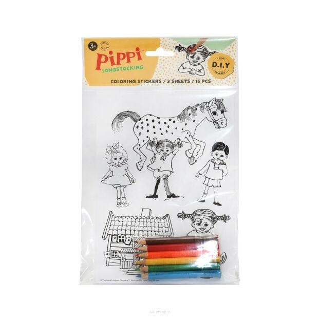 Micki Creative sticker set for play Pippi - develop imagination!