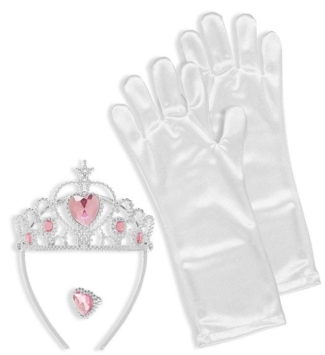 Princess Set - diadem, gloves and ring - ideal gift for little ladies