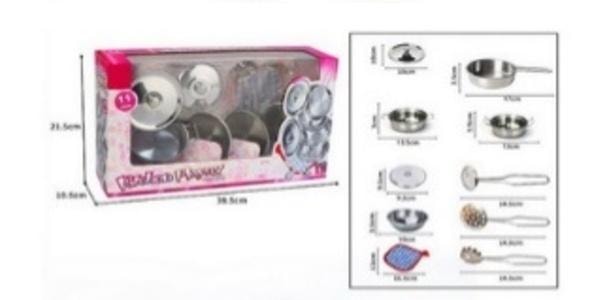 Metal Kitchen Utensil Set 11 pieces - perfect gift for cooks